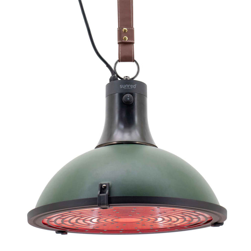 Load image into Gallery viewer, Sunred heater indus ultra jade smart hangend 2100 w roségoud groen
