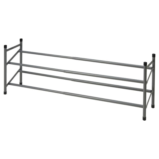 Storage solutions schoenenrek met 2 lagen (61,5-115)x23x38 cm