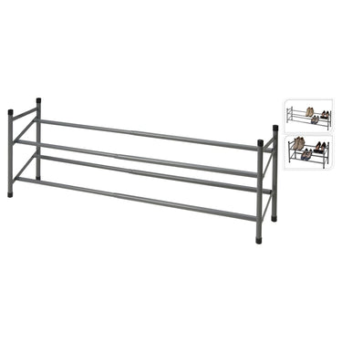 Storage solutions schoenenrek met 2 lagen (61,5-115)x23x38 cm