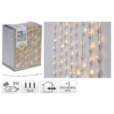 Ambiance lichtgordijn met 220 led's