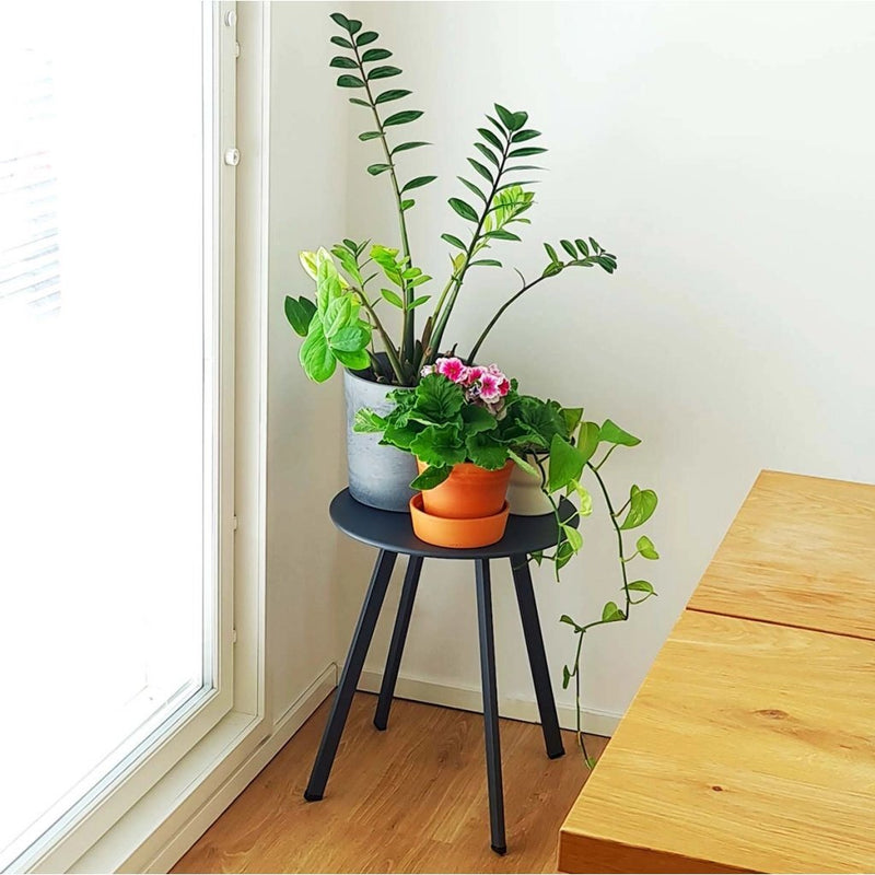 Load image into Gallery viewer, Pro garden metalen tafel 40x49 cm mat donkergrijs
