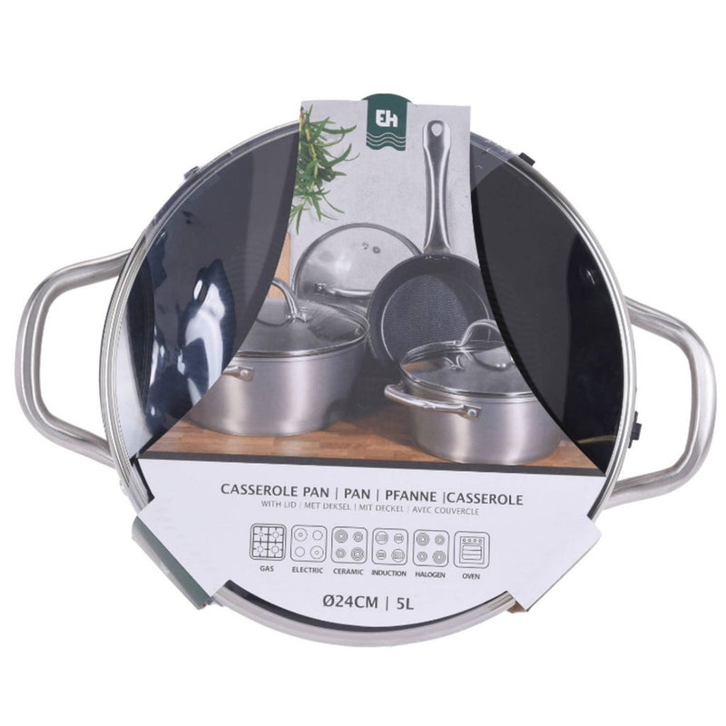 Load image into Gallery viewer, Excellent houseware pan 24 cm + glazen deksel
