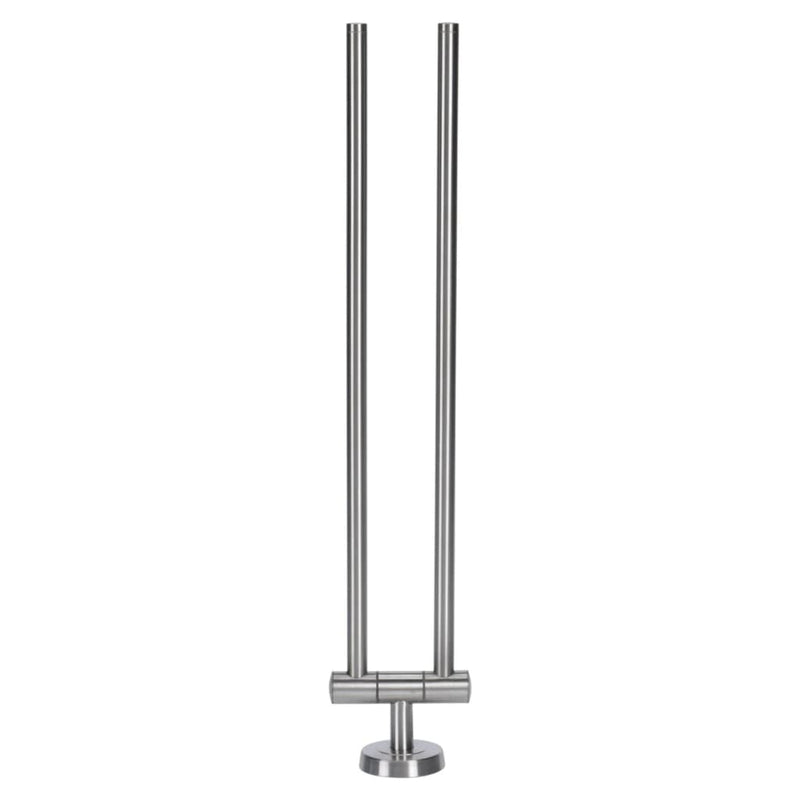 Load image into Gallery viewer, Bathroom Solutions Bathroom Solutions Handdoekenstang dubbel 50 cm roestvrij staal
