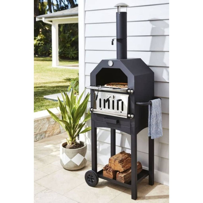 Load image into Gallery viewer, Progarden barbecue pizzaoven zwart
