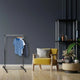 Storage solutions Storage solutions Kledingrek met wielen enkele stang 80x42x(90-165) cm