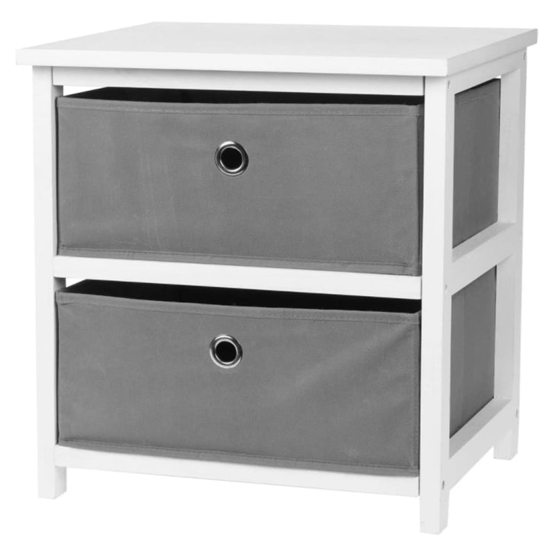 Load image into Gallery viewer, H S Collection H S Collection Opbergkast met 2 lades MDF
