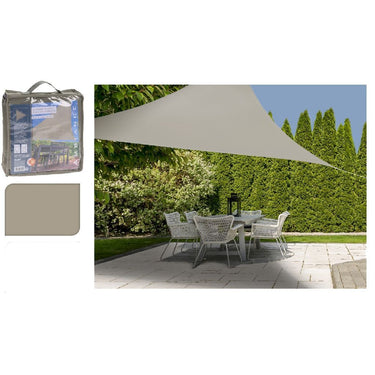 ProGarden ProGarden Schaduwdoek driehoek 3,6x3,6x3,6 m zandkleurig
