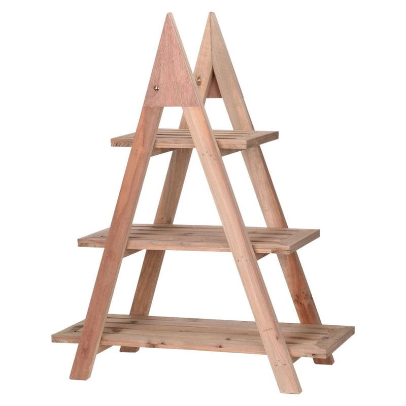Load image into Gallery viewer, H S Collection H S Collection Plantenrek met 3 niveaus 48x32x79 cm hout
