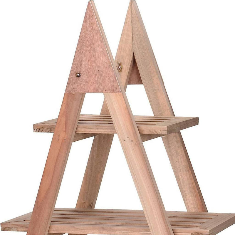 Load image into Gallery viewer, H S Collection H S Collection Plantenrek met 3 niveaus 48x32x79 cm hout
