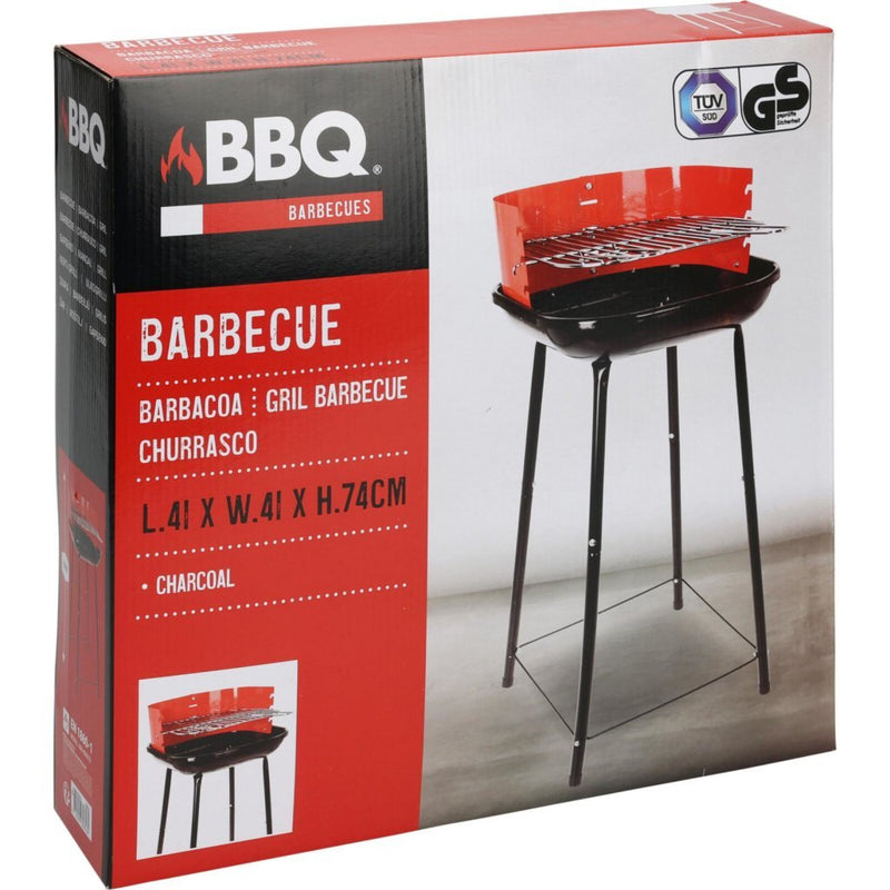 Load image into Gallery viewer, Bbq half open 41 cm rood zwart
