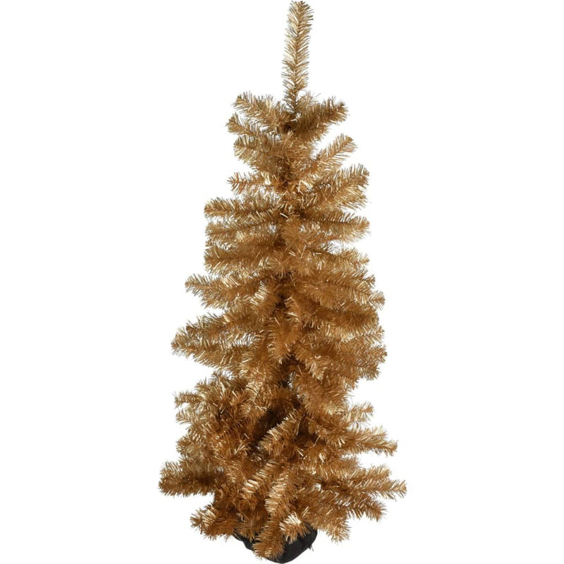 Load image into Gallery viewer, Ambiance Ambiance Tafelkerstboom 120 cm gegalvaniseerd goudkleurig
