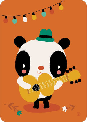 Bora panda songwriter ansichtkaart