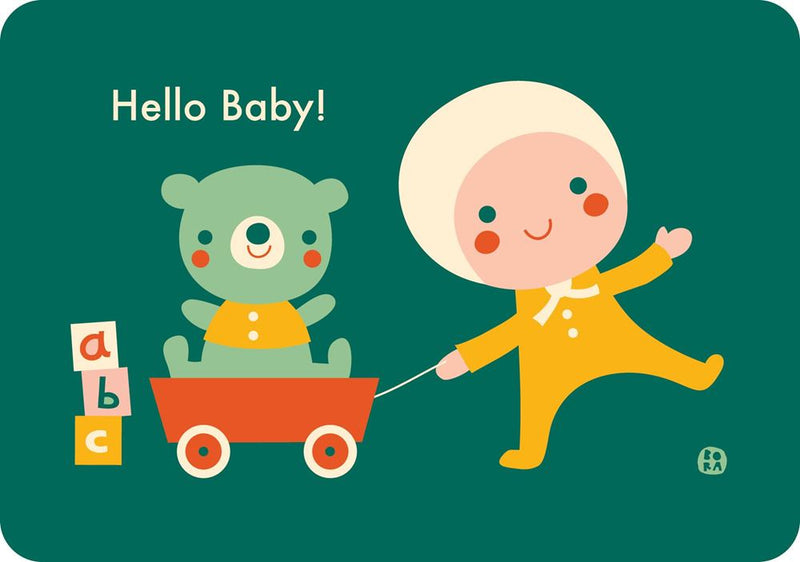 ギャラリービューアに画像をロードする, Bora hello baby-toys ansichtkaart

