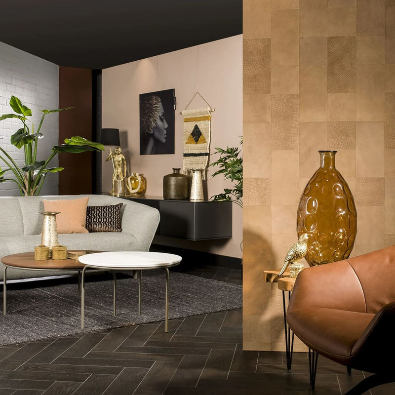 Load image into Gallery viewer, WallArt WallArt 32 st Tegel Lugard leer vintagebruin
