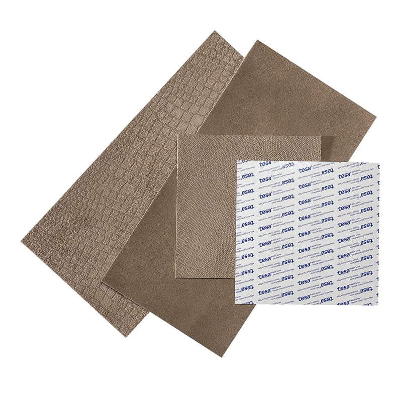 Load image into Gallery viewer, WallArt WallArt 32 st Tegel Argyle leer grijstaupe
