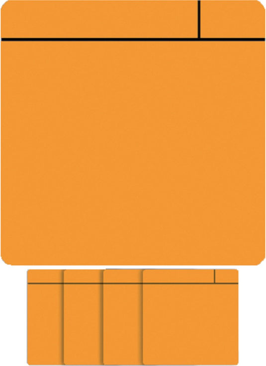 Smit visual magneet scrum - 75x75mm - oranje - 5 stuks