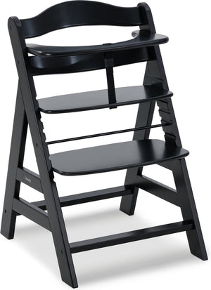 Hauck kinderstoel alpha+ black - fsc® gecertificeerd beukenhout - black
