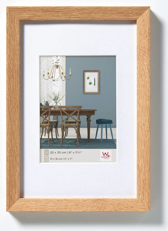 Walther fiorito - mdf houten lijst - fotoformaat 18x24 cm - licht eiken