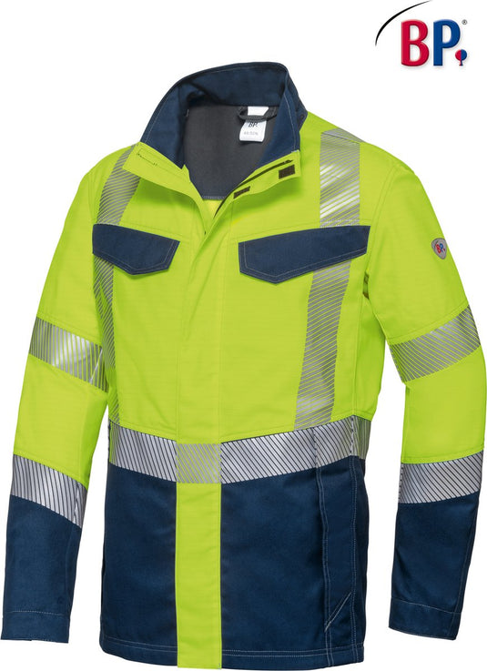 Bp 2208-590-6614-38 40l werkjas – werkjas voor heren – opstaande kraag, reflecterende strips