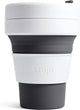 Stojo - pocket cup - koffie theebeker - 355 ml - herbruikbaar - opvouwbaar - slate