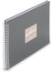 Hama spiraal fotoalbum - fine art - 36x32 - 50 pagina's - steengrijs