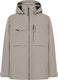 Didriksons aston usx jkt 5 unisex outdoorjas - ash brown