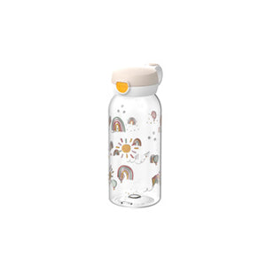 Drinkfles flipdop campus 600 ml sunshine | 2 stuks