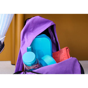 Mepal drinkfles met flipdop campus - 600 ml - waterfles kinderen - lekdicht - hygiënische deksel - unicorn glow