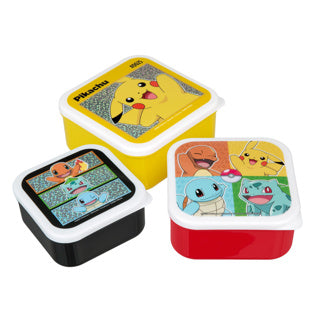 Afbeelding laden in galerijviewer, Pokemon snackbox set van 3 | 4 stuks
