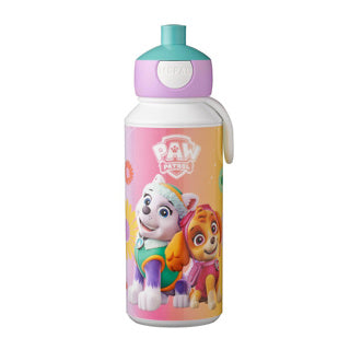 Mepal pop-up drinkfles campus - 400 ml - sluit goed af - drinkbeker voor kinderen - paw patrol girls