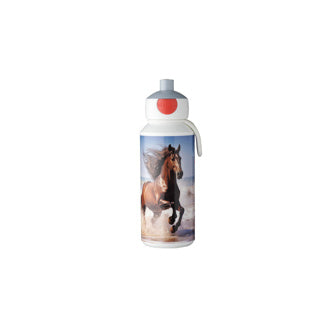 Afbeelding laden in galerijviewer, Mepal pop-up drinkfles campus - 400 ml - sluit goed af - drinkbeker voor kinderen - wild horse
