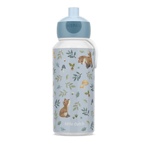 Mepal pop-up drinkfles campus little dutch - 400 ml - sluit goed af - drinkbeker voor kinderen - forest friends