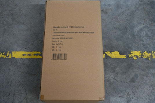 Volare Gevlochten Rieten Fietsmand - Klein - Zwart