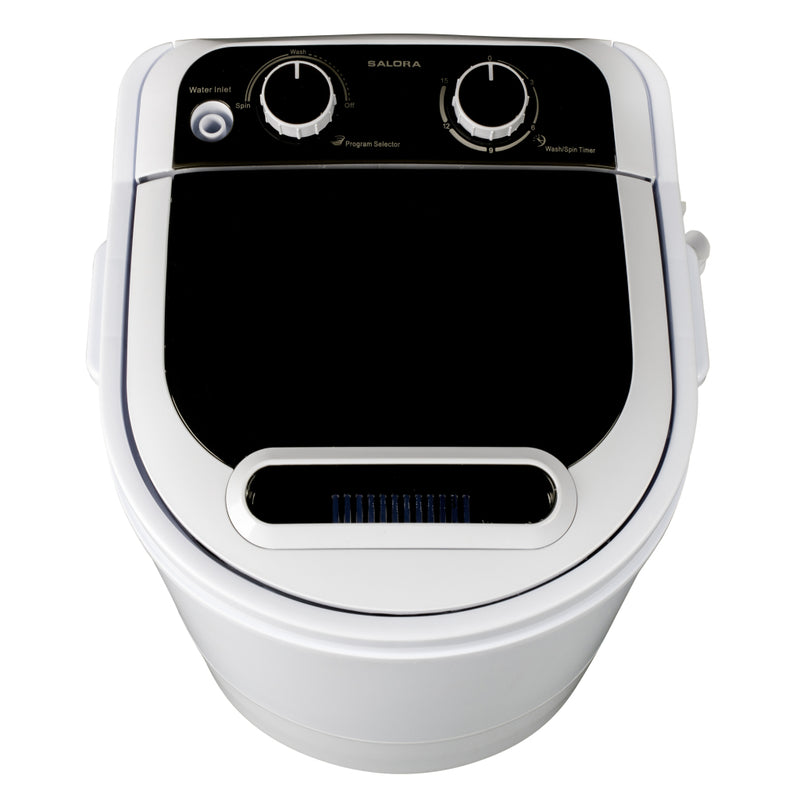 Load image into Gallery viewer, Salora wmr3350 compacte wasmachine wit zwart
