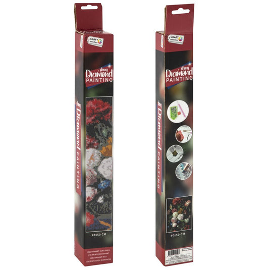 Craft sensations diamond painting flowers 40x50 cm