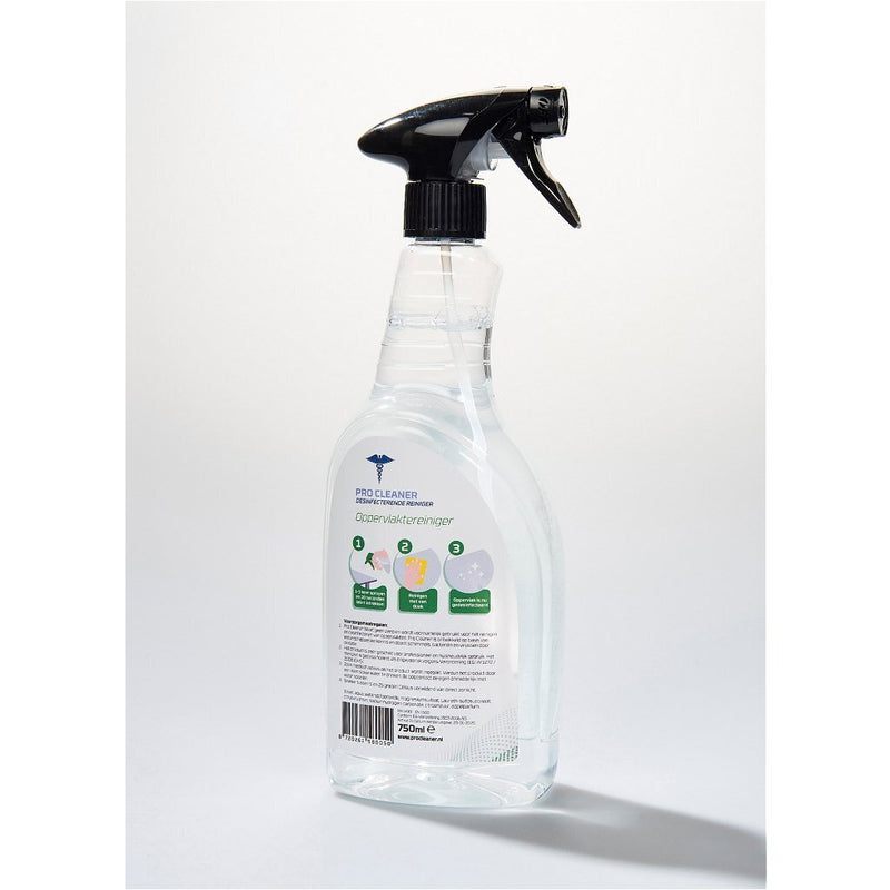 Load image into Gallery viewer, Pro cleaner desinfecterende oppervlaktereiniger 750 ml doos 10 stuks
