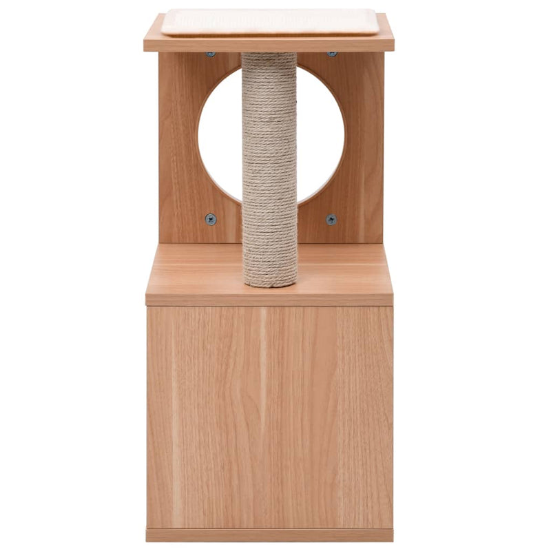 Load image into Gallery viewer, Vidaxl kattenkrabpaal met sisal krabmat 60 cm
