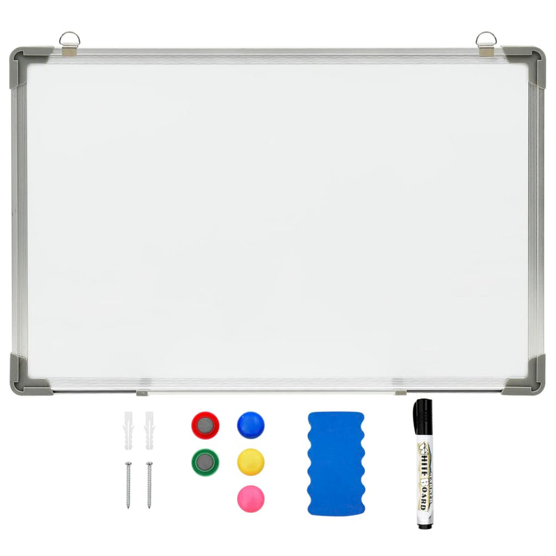 Load image into Gallery viewer, Vidaxl whiteboard magnetisch 50x35 cm staal wit
