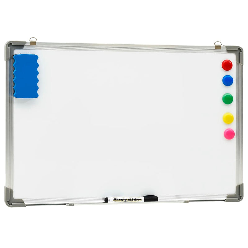 Load image into Gallery viewer, Vidaxl whiteboard magnetisch 50x35 cm staal wit
