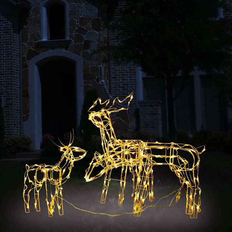 Load image into Gallery viewer, Vidaxl 3-delige kerstverlichting rendieren 229 led's

