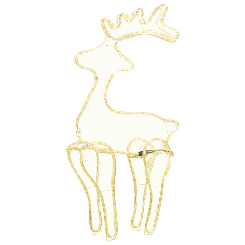 Load image into Gallery viewer, Vidaxl kerstversiering rendier met mesh 306 led's 60x24x89 cm
