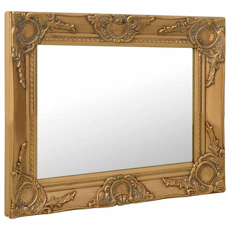 Load image into Gallery viewer, Vidaxl wandspiegel barok stijl 50x40 cm goudkleurig
