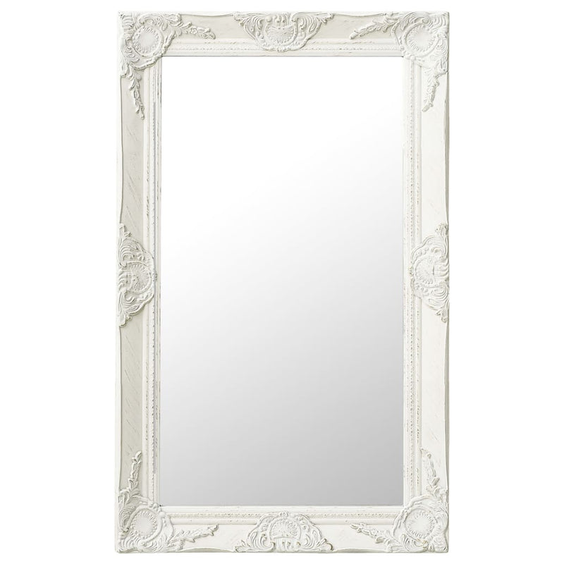 Load image into Gallery viewer, Vidaxl wandspiegel barok stijl 50x80 cm wit

