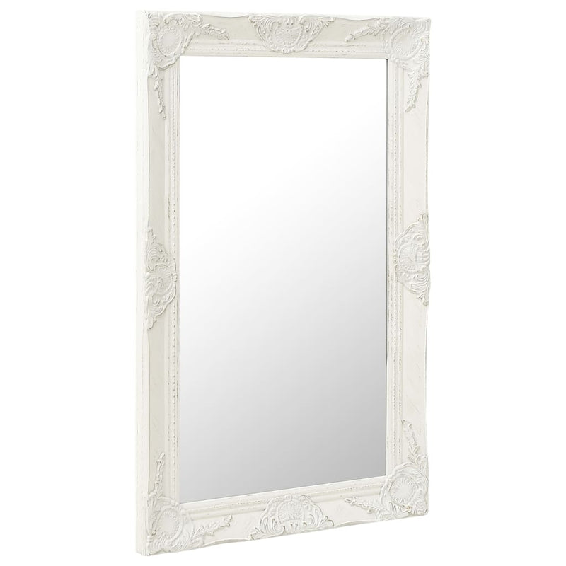 Load image into Gallery viewer, Vidaxl wandspiegel barok stijl 50x80 cm wit
