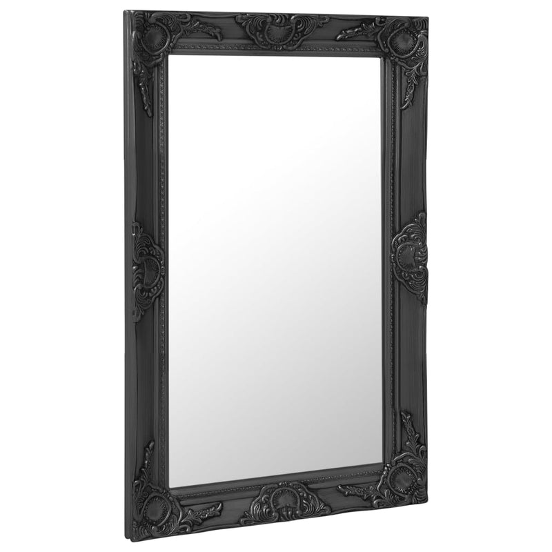 Load image into Gallery viewer, Vidaxl wandspiegel barok stijl 50x80 cm zwart
