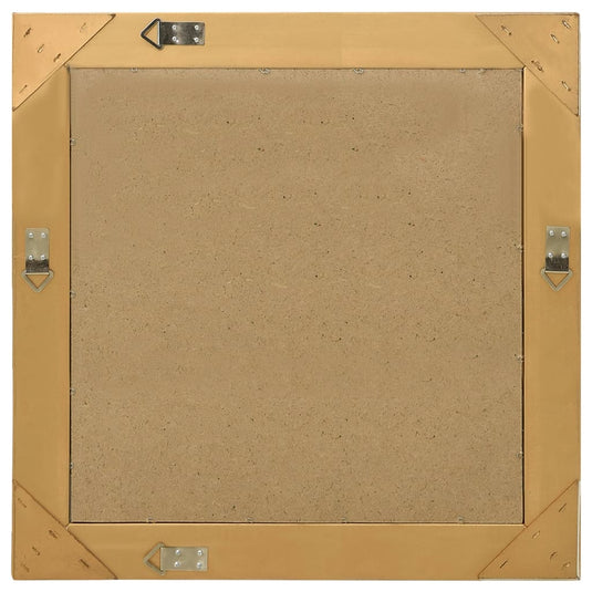 Vidaxl wandspiegel barok stijl 60x60 cm goudkleurig