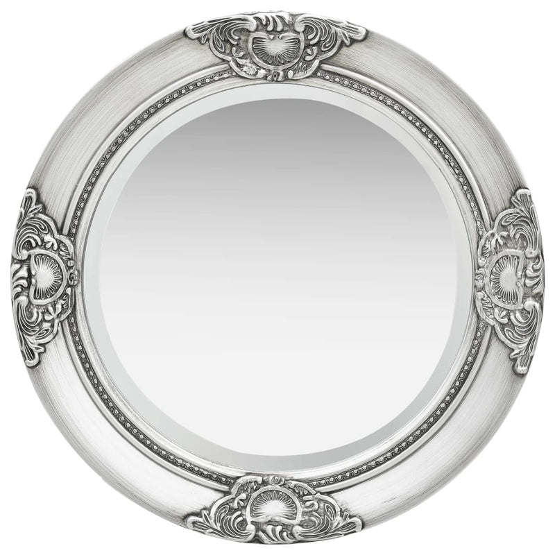 Load image into Gallery viewer, Vidaxl wandspiegel barok stijl 50 cm zilverkleurig
