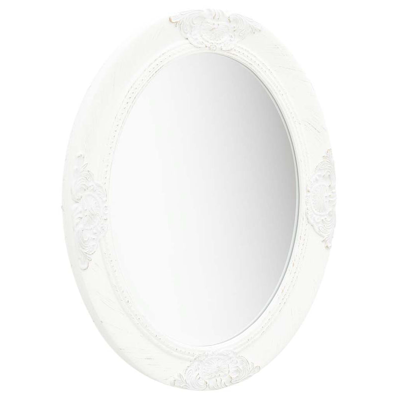 Load image into Gallery viewer, Vidaxl wandspiegel barok stijl 50x60 cm wit
