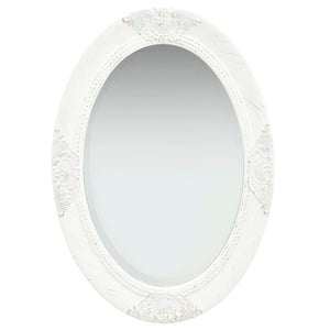 Vidaxl wandspiegel barok stijl 50x70 cm wit