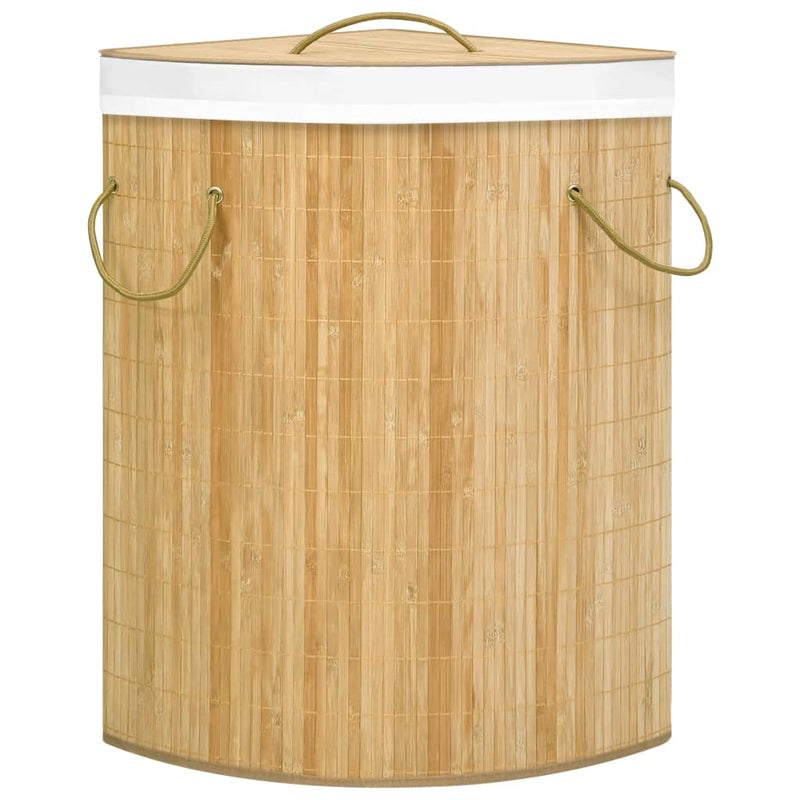 Load image into Gallery viewer, Vidaxl hoekwasmand 60 l bamboe
